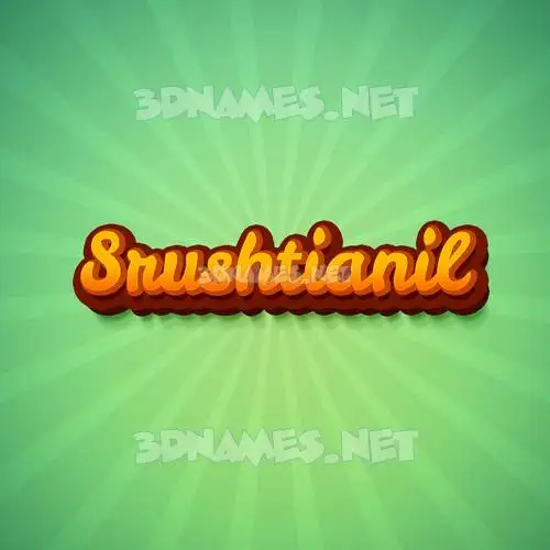 srushtianil in Green Rays style - 3D name wallpaper srushtianil in Green Rays style - 3D name wallpaper