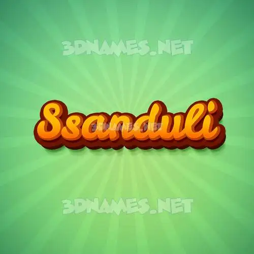 ssanduli in Green Rays style - 3D name wallpaper ssanduli in Green Rays style - 3D name wallpaper