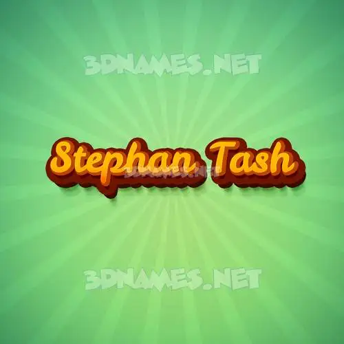 stephan tash in Green Rays style - 3D name wallpaper stephan tash in Green Rays style - 3D name wallpaper