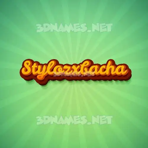stylozxbacha in Green Rays style - 3D name wallpaper stylozxbacha in Green Rays style - 3D name wallpaper