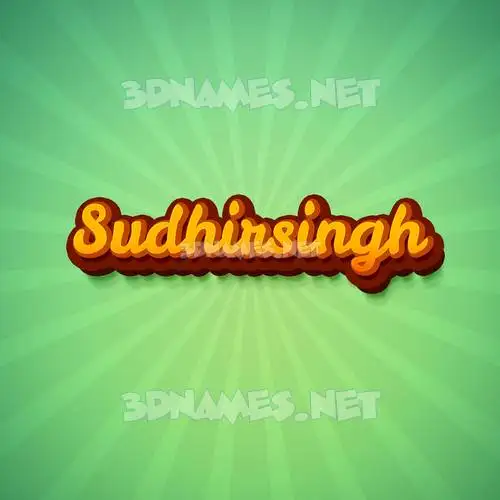 sudhirsingh in Green Rays style - 3D name wallpaper
