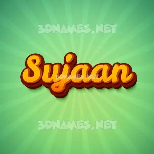 sujaan in Green Rays style - 3D name wallpaper sujaan in Green Rays style - 3D name wallpaper