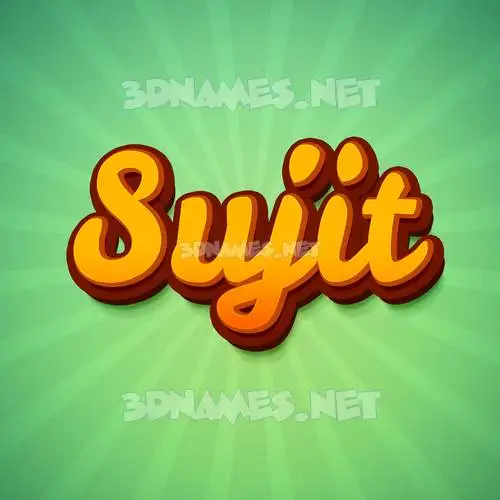 sujit in Green Rays style - 3D name wallpaper