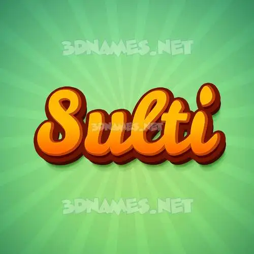 sulti in Green Rays style - 3D name wallpaper sulti in Green Rays style - 3D name wallpaper