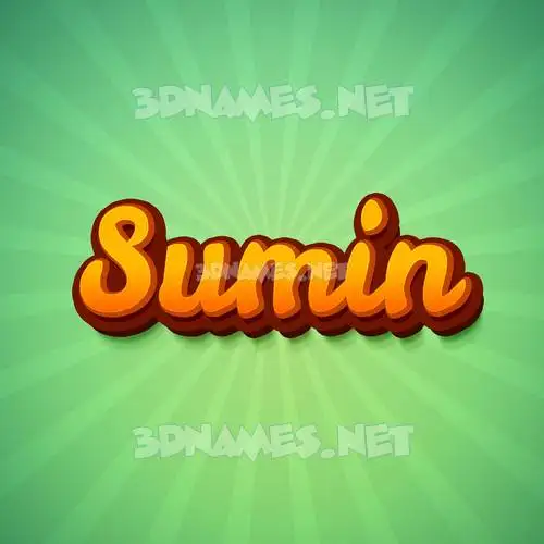 sumin in Green Rays style - 3D name wallpaper sumin in Green Rays style - 3D name wallpaper