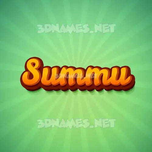 summu in Green Rays style - 3D name wallpaper summu in Green Rays style - 3D name wallpaper