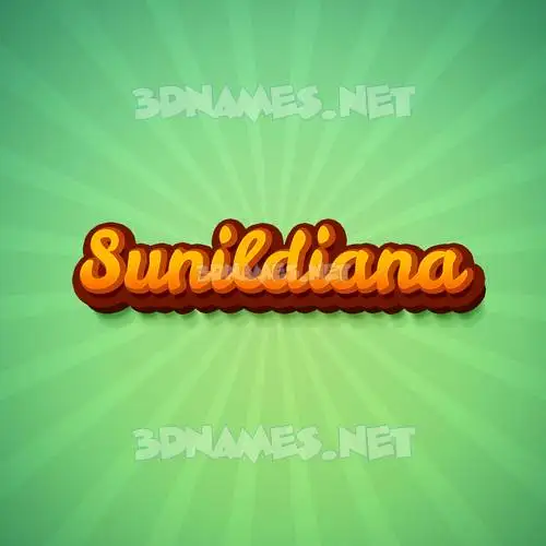 sunildiana in Green Rays style - 3D name wallpaper sunildiana in Green Rays style - 3D name wallpaper