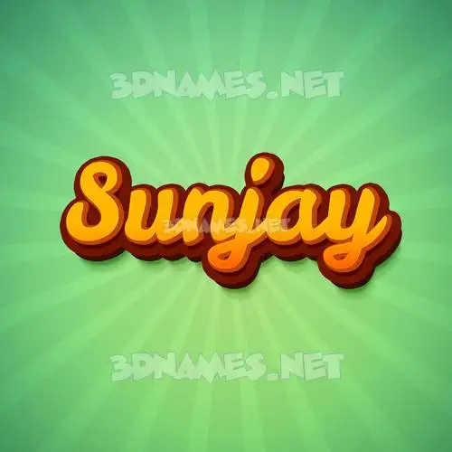 sunjay in Green Rays style - 3D name wallpaper sunjay in Green Rays style - 3D name wallpaper