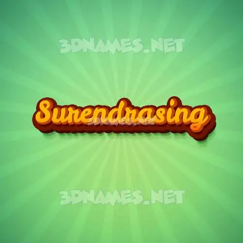 surendrasing in Green Rays style - 3D name wallpaper surendrasing in Green Rays style - 3D name wallpaper