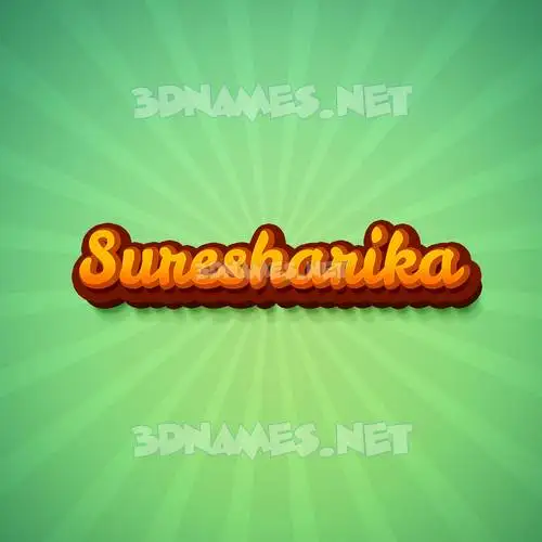 suresharika in Green Rays style - 3D name wallpaper suresharika in Green Rays style - 3D name wallpaper