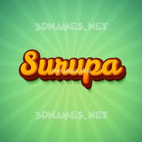 surupa in Green Rays style - 3D name wallpaper surupa in Green Rays style - 3D name wallpaper