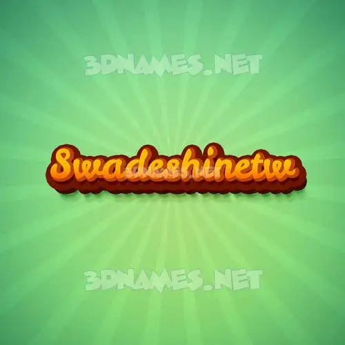 swadeshinetw in Green Rays style - 3D name wallpaper swadeshinetw in Green Rays style - 3D name wallpaper