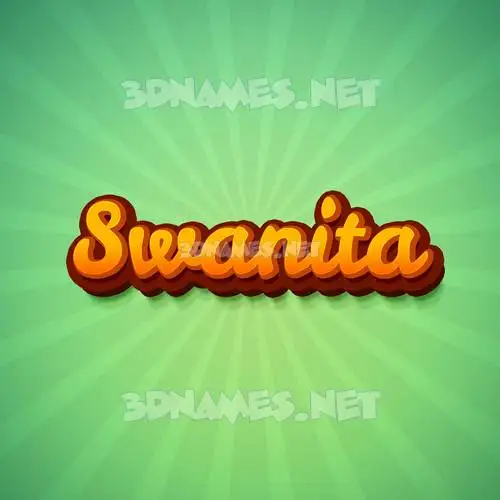 swanita in Green Rays style - 3D name wallpaper swanita in Green Rays style - 3D name wallpaper