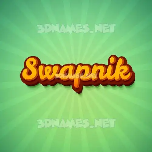 swapnik in Green Rays style - 3D name wallpaper swapnik in Green Rays style - 3D name wallpaper