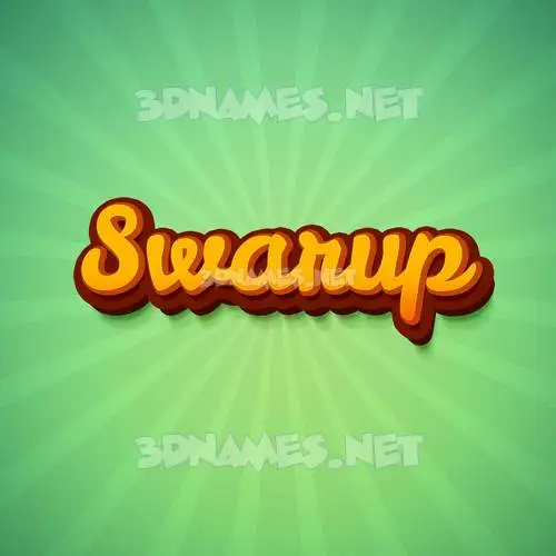 swarup in Green Rays style - 3D name wallpaper swarup in Green Rays style - 3D name wallpaper