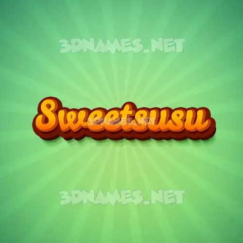 sweetsusu in Green Rays style - 3D name wallpaper sweetsusu in Green Rays style - 3D name wallpaper