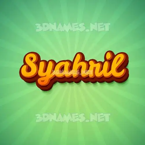 syahril in Green Rays style - 3D name wallpaper syahril in Green Rays style - 3D name wallpaper