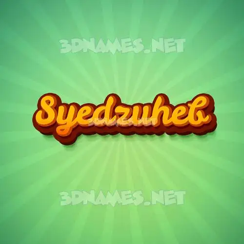 syedzuheb in Green Rays style - 3D name wallpaper syedzuheb in Green Rays style - 3D name wallpaper