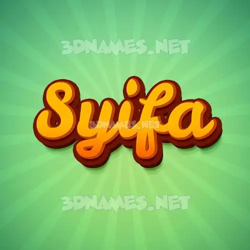 syifa in Green Rays style - 3D name wallpaper syifa in Green Rays style - 3D name wallpaper