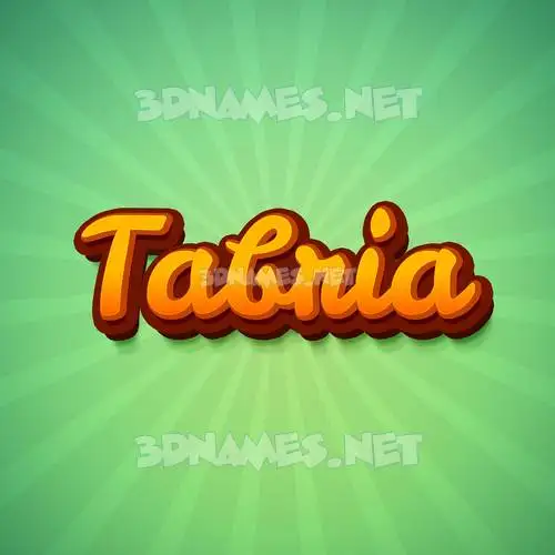 tabria in Green Rays style - 3D name wallpaper tabria in Green Rays style - 3D name wallpaper