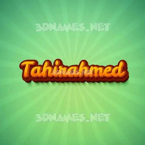 tahirahmed in Green Rays style - 3D name wallpaper tahirahmed in Green Rays style - 3D name wallpaper