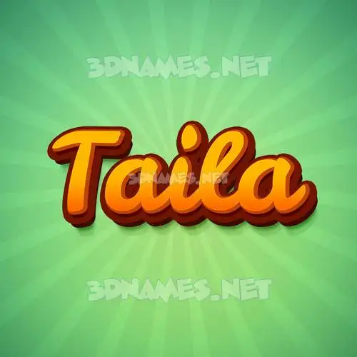 taila in Green Rays style - 3D name wallpaper taila in Green Rays style - 3D name wallpaper