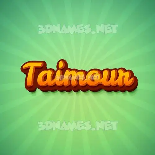taimour in Green Rays style - 3D name wallpaper taimour in Green Rays style - 3D name wallpaper