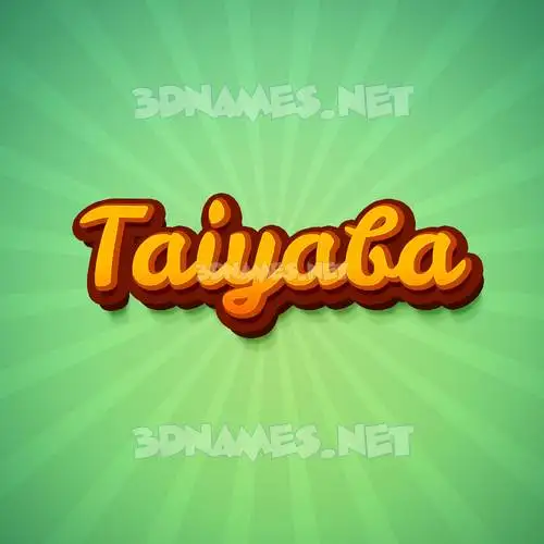 taiyaba in Green Rays style - 3D name wallpaper taiyaba in Green Rays style - 3D name wallpaper