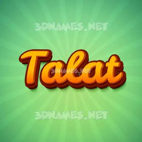 talat in Green Rays style - 3D name wallpaper talat in Green Rays style - 3D name wallpaper