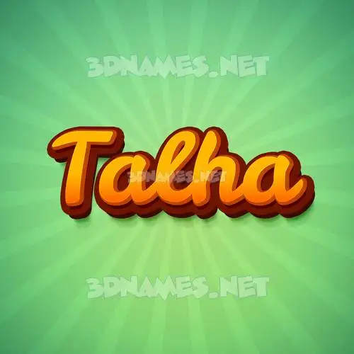 talha in Green Rays style - 3D name wallpaper talha in Green Rays style - 3D name wallpaper