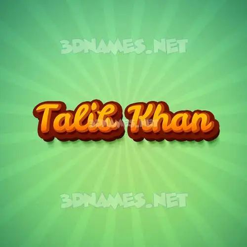 talib khan in Green Rays style - 3D name wallpaper talib khan in Green Rays style - 3D name wallpaper