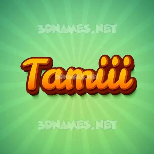 tamiii in Green Rays style - 3D name wallpaper tamiii in Green Rays style - 3D name wallpaper