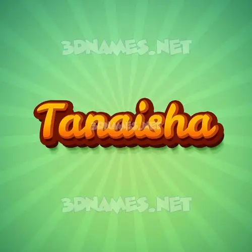 tanaisha in Green Rays style - 3D name wallpaper tanaisha in Green Rays style - 3D name wallpaper