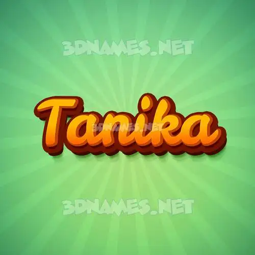 tanika in Green Rays style - 3D name wallpaper tanika in Green Rays style - 3D name wallpaper