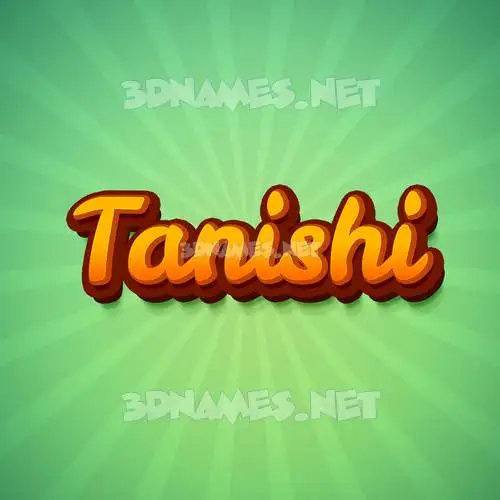 tanishi in Green Rays style - 3D name wallpaper tanishi in Green Rays style - 3D name wallpaper