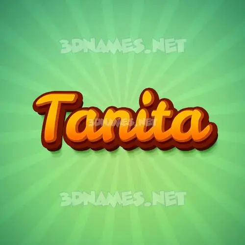 tanita in Green Rays style - 3D name wallpaper tanita in Green Rays style - 3D name wallpaper
