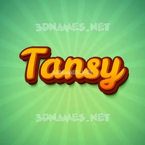 tansy in Green Rays style - 3D name wallpaper tansy in Green Rays style - 3D name wallpaper