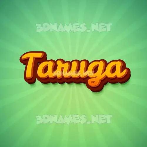 taruga in Green Rays style - 3D name wallpaper taruga in Green Rays style - 3D name wallpaper