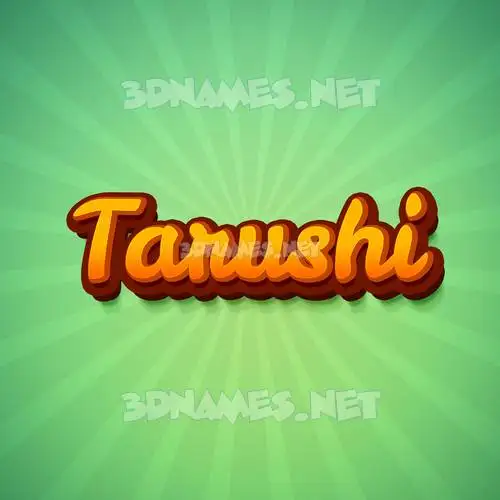tarushi in Green Rays style - 3D name wallpaper tarushi in Green Rays style - 3D name wallpaper