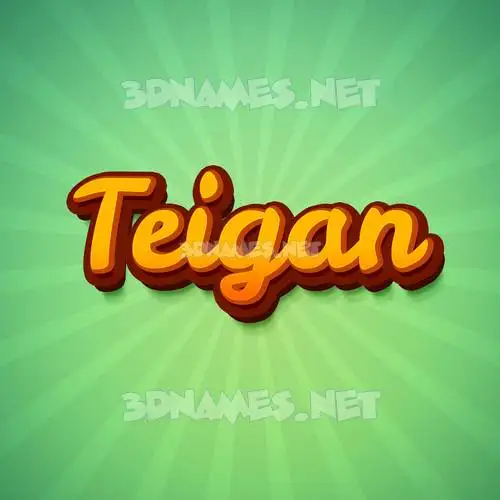 teigan in Green Rays style - 3D name wallpaper teigan in Green Rays style - 3D name wallpaper