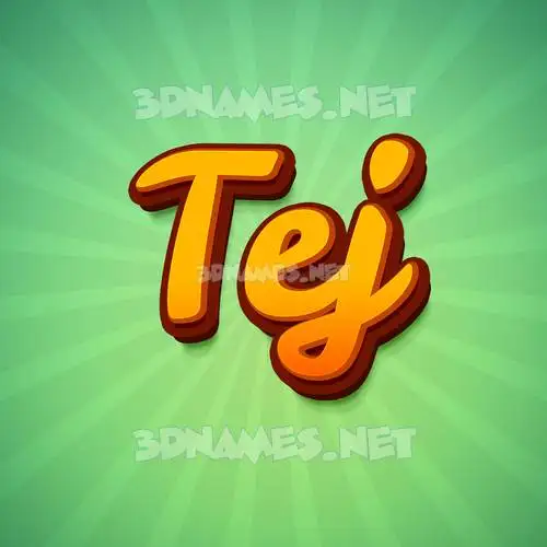 tej in Green Rays style - 3D name wallpaper tej in Green Rays style - 3D name wallpaper