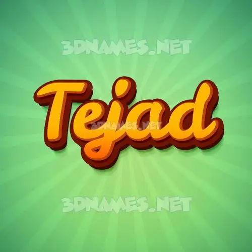 tejad in Green Rays style - 3D name wallpaper tejad in Green Rays style - 3D name wallpaper