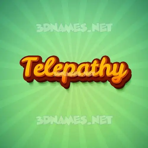 telepathy in Green Rays style - 3D name wallpaper telepathy in Green Rays style - 3D name wallpaper
