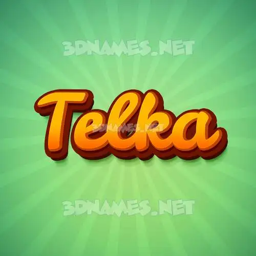 telka in Green Rays style - 3D name wallpaper telka in Green Rays style - 3D name wallpaper
