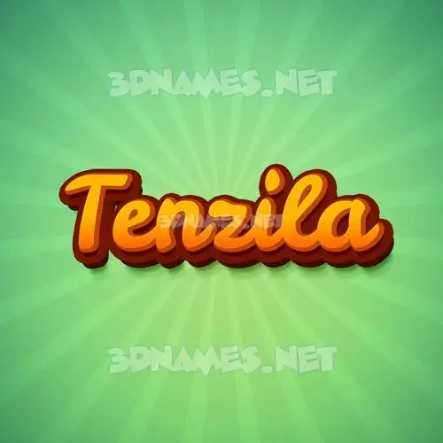 tenzila in Green Rays style - 3D name wallpaper tenzila in Green Rays style - 3D name wallpaper