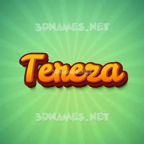 tereza in Green Rays style - 3D name wallpaper tereza in Green Rays style - 3D name wallpaper