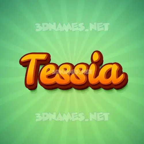 tessia in Green Rays style - 3D name wallpaper tessia in Green Rays style - 3D name wallpaper