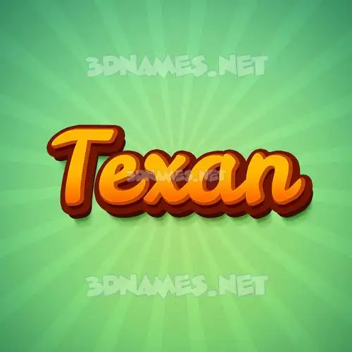 texan in Green Rays style - 3D name wallpaper texan in Green Rays style - 3D name wallpaper