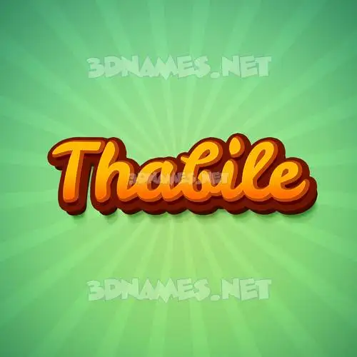 thabile in Green Rays style - 3D name wallpaper thabile in Green Rays style - 3D name wallpaper