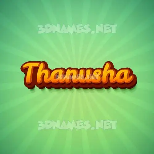 thanusha in Green Rays style - 3D name wallpaper thanusha in Green Rays style - 3D name wallpaper